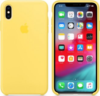 Чохол HiC for iPhone Xs Max - Silicone Case Canary Yellow (ASCXSMCNRF)