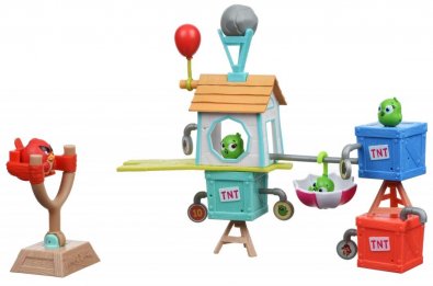 Ігрова фігурка Jazwares Angry Birds Medium Playset Pig City Build 'n Launch Playset