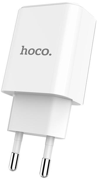 Зарядний пристрій Hoco C62A Victoria with Type-C Cable White (C62A (T) White)