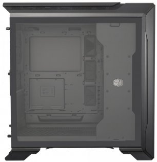 ATX, Cooler Master MasterCase SL600M, NoPSU, Fan 2x20cm, Black, прозора бокова стінка