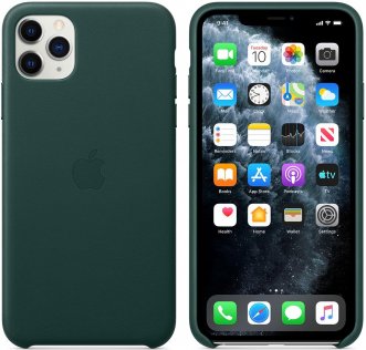 Чохол HiC for iPhone 11 Pro Max - Leather Case Forest Green (ALC11PMFG)