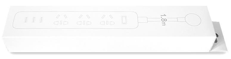 Мережевий фільтр Xiaomi KingMi Power Strip 3xUSB Transparent QMCXB33CHTM