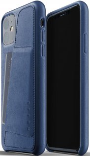 Чохол-накладка MUJJO для iPhone 11 - Full Leather Wallet, Monaco Blue
