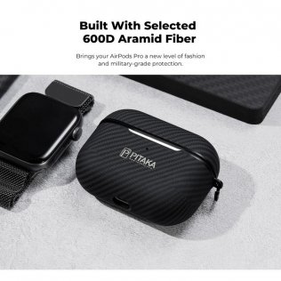 Чохол Pitaka for Apple AirPods Pro - Air Pal Mini Black/Grey (APM3001)