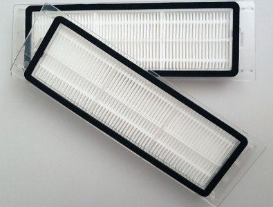 Фільтр до пилососа Xiaomi Washable Dust Bin Filter of Roborock Vacuum Cleaner White (2 шт) (SDLW04RR)
