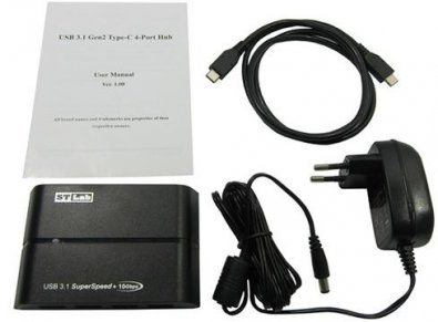 USB-хаб STLab U-1690 Black
