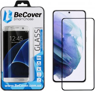 Захисне скло BeCover for Samsung Galaxy S21 G991 - Black (705915)