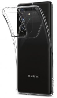 Чохол-накладка Spigen для Samsung Galaxy S21 Ultra - Crystal Flex, Crystal Clear