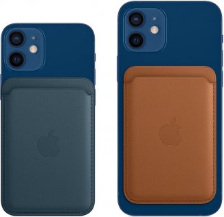 Чохол для пластикових карт Apple iPhone - Leather Wallet with MagSafe Baltic Blue (MHLQ3)