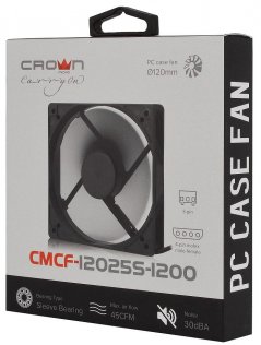  Вентилятор для корпуса Crown CMCF-12025S-1200