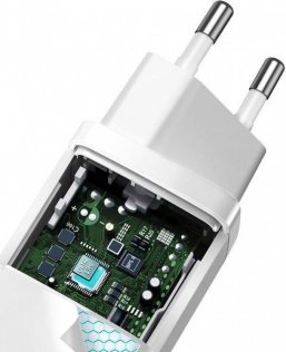 Зарядний пристрій Baseus GaN2 Lite Quick Charger 65W White (CCGAN2L-E02)