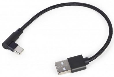 Кабель Cablexpert AM / Type-C 0.2m Black (CC-USB2-AMCML-0.2M)