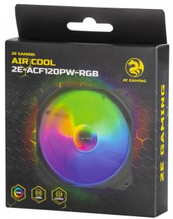 Вентилятор для корпуса 2E Air Cool ACF120PW RGB (2E-ACF120PW-RGB)
