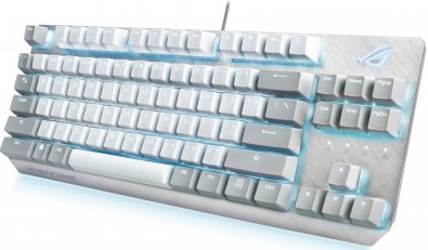 Клавіатура ASUS ROG Scope NX TKL USB Moonlight White (90MP02B6-BKRA00)
