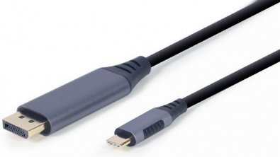 Кабель Cablexpert 4K 60Hz Type-C / DisplayPort 1.8m Gray (CC-USB3C-DPF-01-6)