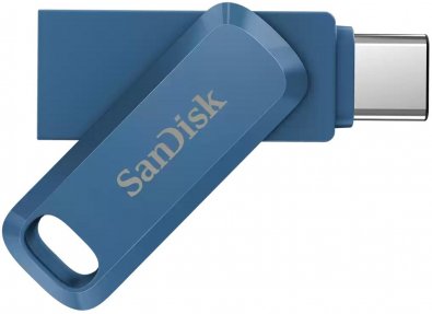 Флешка USB SanDisk Ultra Dual Go 64GB Blue (SDDDC3-064G-G46NB)