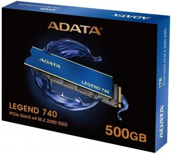 SSD-накопичувач A-Data Legend 740 2280 PCIe 3.0 x4 500GB (ALEG-740-500GCS)