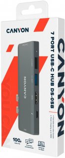USB-хаб Canyon 7in1 DS-5 Dark Gray (CNS-TDS05B)