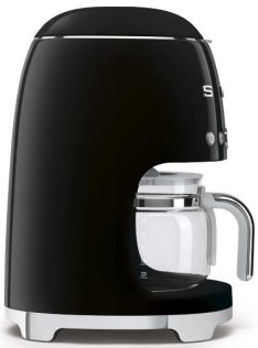 Крапельна кавоварка Smeg Retro Style Black (DCF02BLEU)