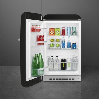 Холодильник однодверний Smeg Retro Style Black (FAB10HLBL5)