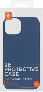Чохол 2E for Apple iPhone 13 - Basic Liquid Silicone Cobalt Blue (2E-IPH-13-OCLS-CB)