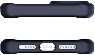 Чохол iTSkins for iPhone 14 Plus HYBRID R TEK Deep blue and Transparent (AP4R-HBTEK-DBTR)
