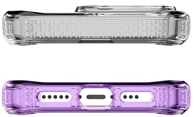 Чохол iTSkins for iPhone 14/13 HYBRID R OMBRE Light Purple (AP4N-HYAMB-LIPP)