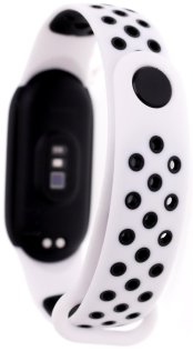 Ремінець Climber for Xiaomi Mi Band 7 - Silicone Two-color White black
