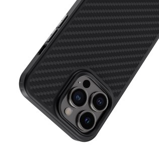 Чохол Blueo for iPhone 14 Plus - Armor Aramid Fiber Anti-Drop Case Black MagSafe