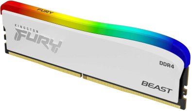 Оперативна пам’ять Kingston FURY (ex. HyperX) Beast RGB Limited Edition White DDR4 1x16GB (KF436C18BWA/16)