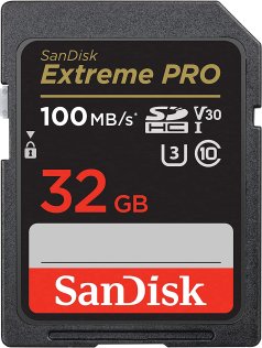 Карта пам'яті SanDisk Extreme Pro V30 Class 10 UHS-I U3 SDHC 32GB (SDSDXXO-032G-GN4IN)