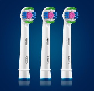 Насадка для зубної щітки Braun Oral-B 3D White Clean Maximiser EB18RB 3psc (EB18RB-3)