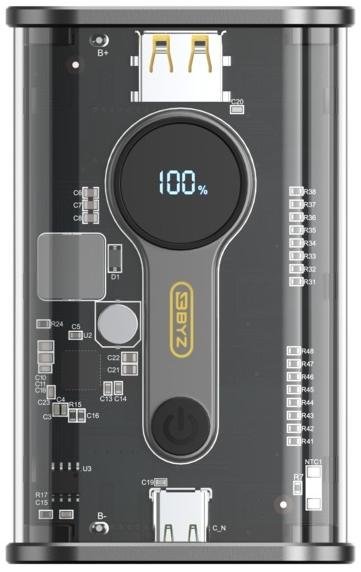 Батарея універсальна BYZ W90 20000mAh 22.5W Black (BYZ-W90-B)