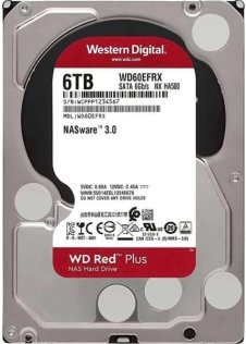 Жорсткий диск Western Digital Red Plus SATA III 6TB (WD60EFPX)