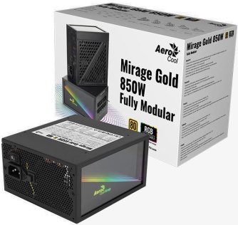 Блок живлення AeroCool 850W Mirage Gold 850 Fully Modular (ACPG-MF85FEC.11)