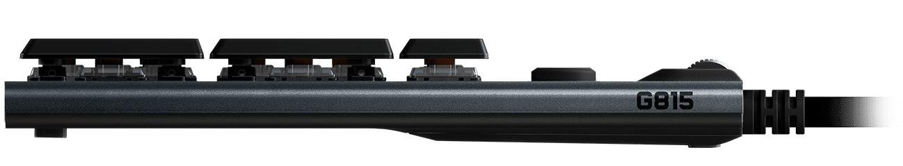 Клавіатура Logitech G815 Lightspeed RGB Mechanical US International Tactile USB Black (920-008992)