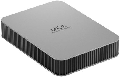 Зовнішній HDD LaCie Mobile Drive 2022 5TB Moon Silver (STLP5000400)