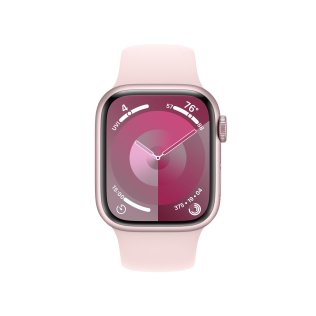 Смарт годинник Apple Watch Series 9 GPS 41mm Pink Aluminium Case with Light Pink Sport Band - S/M (MR933)