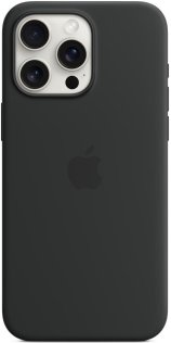 Чохол Apple for iPhone 15 Pro Max - Silicone Case with MagSafe Black (MT1M3)