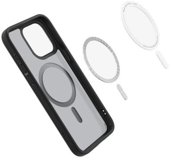 Чохол Spigen for Apple iPhone 15 Pro Max - Ultra Hybrid MagFit Frost Black (ACS06581)