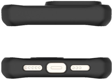 Чохол iTSkins for iPhone 15 Pro Max HYBRID R FROST with MagSafe Black (AP5U-HMFRT-BLCK)