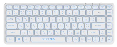 Клавіатура OfficePro SK790W Wireless White