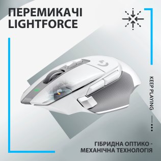 Миша Logitech G502 X LightSpeed White/Core (910-006189)