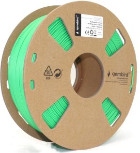 Філамент Gembird PLA 1kg 1.75mm Green (3DP-PLA1.75-01-G)