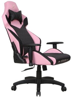 Крісло 1stPlayer WIN101 Black-Pink