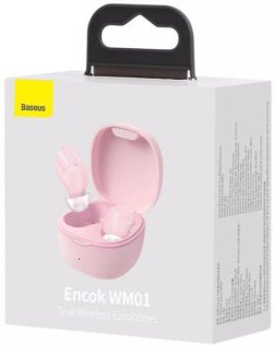Навушники Baseus Encok WM01 TWS Pink (NGTW240004)
