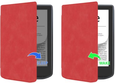 for Pocketbook 629 Verse/634 Verse Pro - Smart Case Red