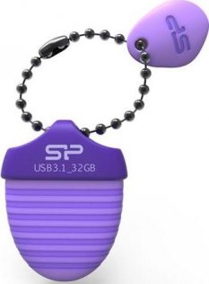 Флешка USB Silicon Power Jewel J30 32 ГБ (SP032GBUF3J30V1U) фіолетова
