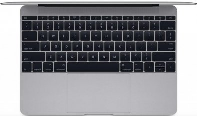 Ноутбук Apple A1534 MacBook (MLH72UA/A) сірий