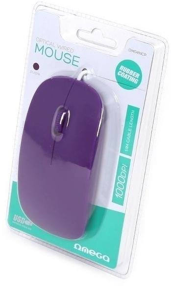 Мишка, Omega OM0414CP rubber purple